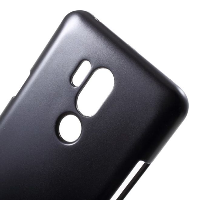 Goospery - Handy Hülle für LG G7 ThinQ - TPU Soft Case - i Jelly Metal Series - schwarz