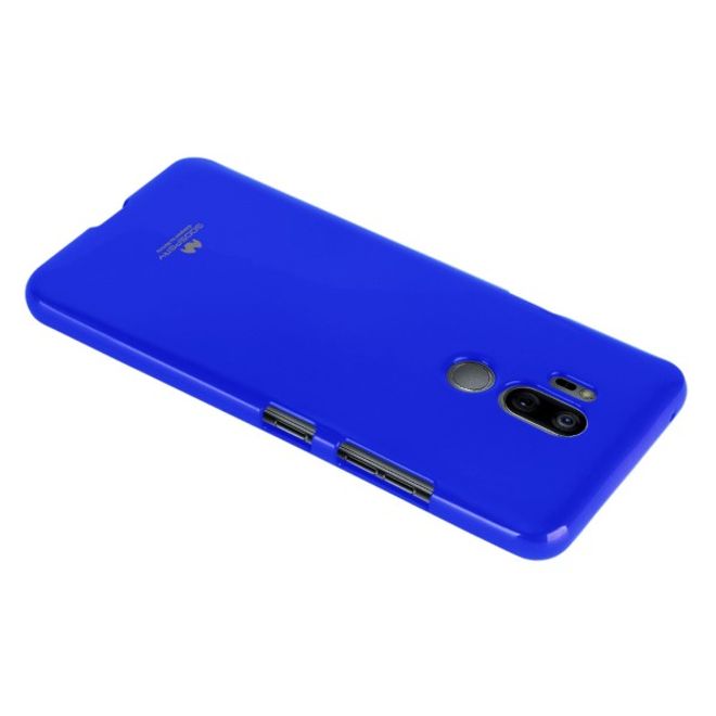 Goospery - LG G7 ThinQ Handy Hülle - TPU Soft Case - Pearl Jelly Series - navy
