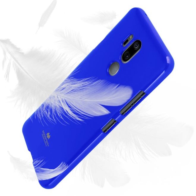 Goospery - LG G7 ThinQ Handy Hülle - TPU Soft Case - Pearl Jelly Series - navy