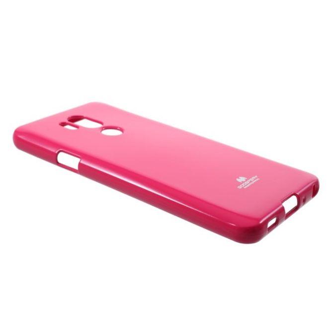 Goospery - LG G7 ThinQ Handy Hülle - TPU Soft Case - Pearl Jelly Series - rosa