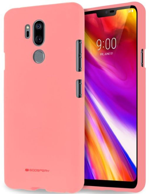 Goospery - LG G7 ThinQ Handy Cover - TPU Soft Case - SF Jelly Series - pink