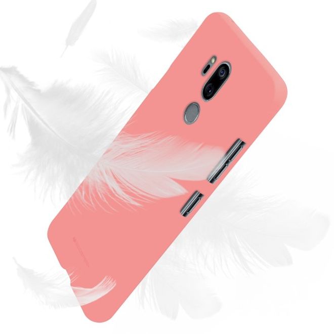 Goospery - LG G7 ThinQ Handy Cover - TPU Soft Case - SF Jelly Series - pink