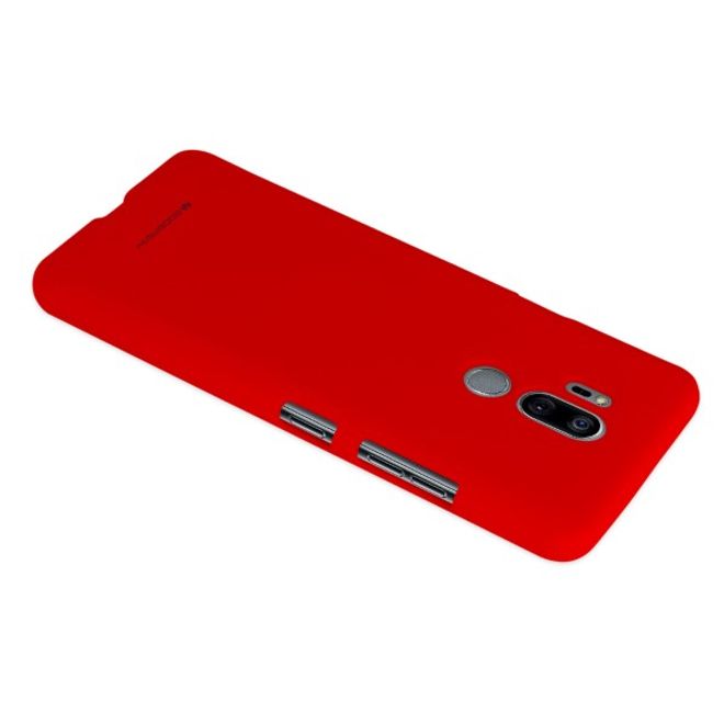 Goospery - LG G7 ThinQ Hülle - Case aus Plastik - Soft Feeling Series  - rot