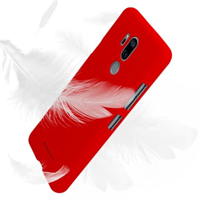 Goospery - LG G7 ThinQ Hülle - Case aus Plastik - Soft Feeling Series  - rot