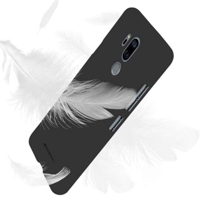 Goospery - LG G7 ThinQ Handy Cover - TPU Soft Case - SF Jelly Series - schwarz