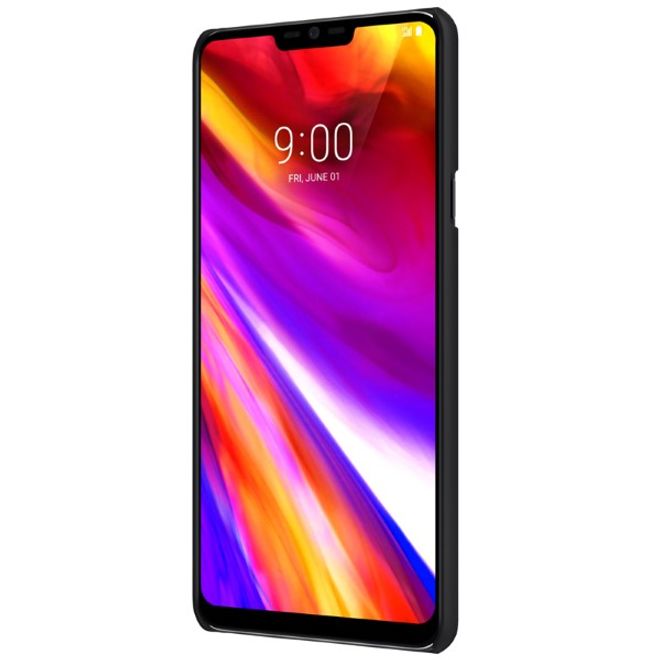Nillkin - LG G7 ThinQ Hülle - Plastik Case - Super Frosted Shield Series - schwarz