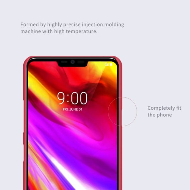 Nillkin - LG G7 ThinQ Hülle - Plastik Case - Super Frosted Shield Series - schwarz