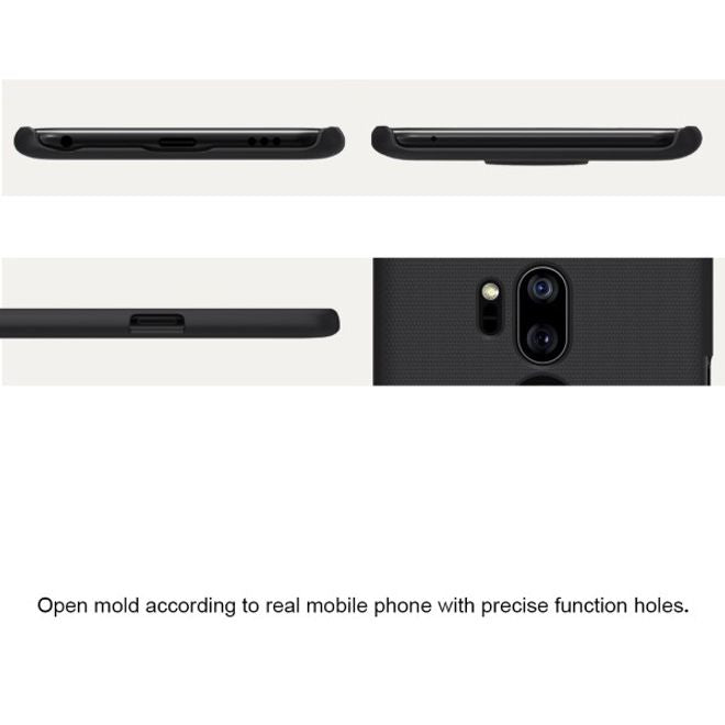 Nillkin - LG G7 ThinQ Hülle - Plastik Case - Super Frosted Shield Series - schwarz