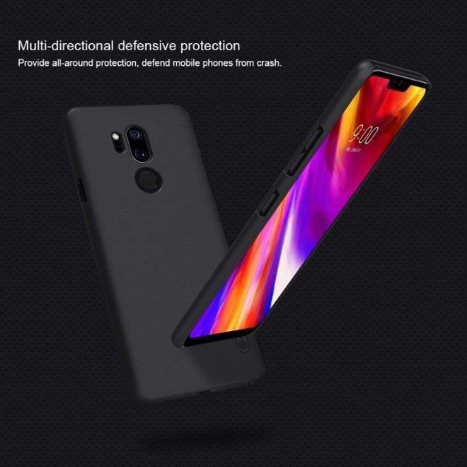 Nillkin - LG G7 ThinQ Hülle - Plastik Case - Super Frosted Shield Series - schwarz