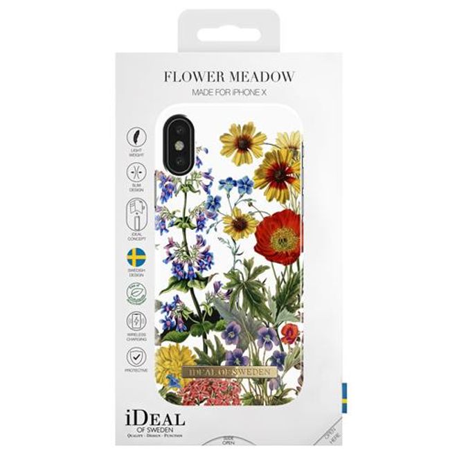 iDeal of Sweden - Coque pour iPhone XS/X - Coque imprimée - Prairie fleurie
