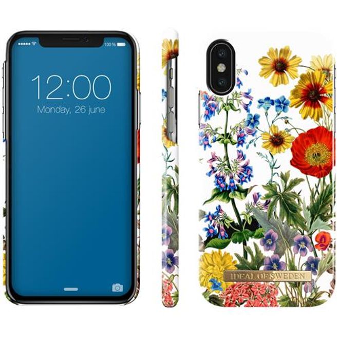 iDeal of Sweden - Coque pour iPhone XS/X - Coque imprimée - Prairie fleurie