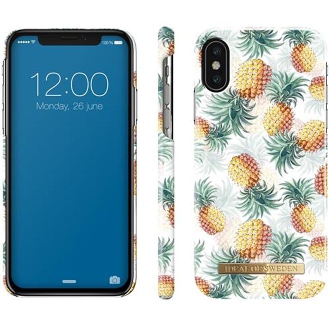 iDeal of Sweden - iPhone XS / X Hülle - Printed Case - Pineapple Bonanza