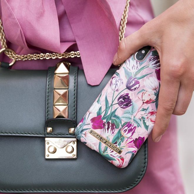 iDeal of Sweden - iPhone XS / X Hülle - Printed Case - Vintage Tulips
