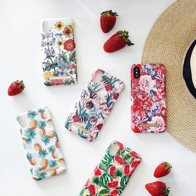 iDeal of Sweden - iPhone XS / X Hülle - Printed Case - Vintage Tulips