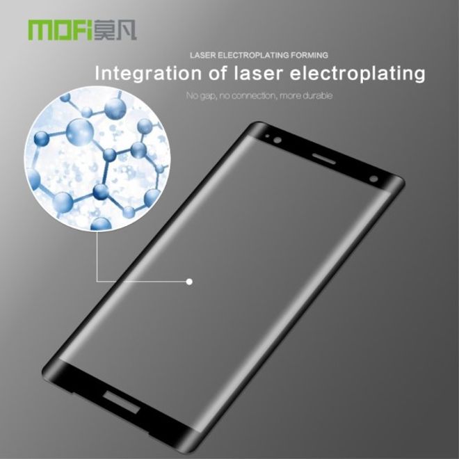 Mofi - Sony Xperia XZ2 Schutzglas Displayschutz - 3D Curved Panzer Glas - schwarz