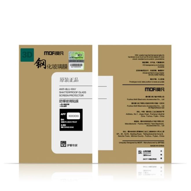 Mofi - Sony Xperia XZ2 Schutzglas Displayschutz - 3D Curved Panzer Glas - transparent