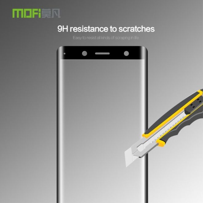 Mofi - Sony Xperia XZ2 Compact Schutzglas Displayschutz - 3D Curved Panzer Glas - schwarz