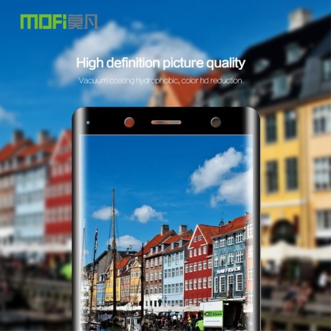 Mofi - Sony Xperia XZ2 Compact Schutzglas Displayschutz - 3D Curved Panzer Glas - schwarz