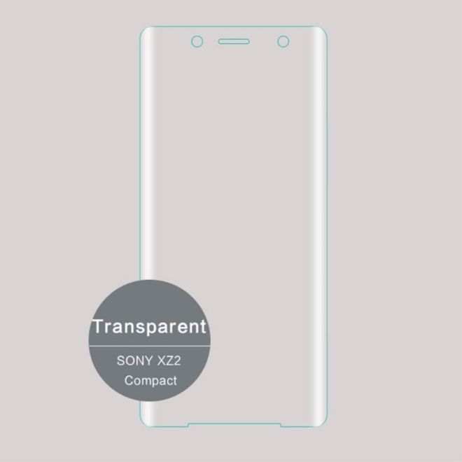 Mofi - Sony Xperia XZ2 Compact Schutzglas Displayschutz - 3D Curved Panzer Glas - transparent