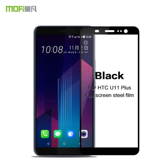 Mofi - HTC U11 Plus Schutzglas Displayschutz - 9H Panzer Glas - transparent