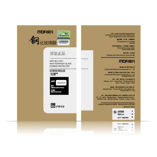 Mofi - HTC U11 Plus Schutzglas Displayschutz - 9H Panzer Glas - transparent