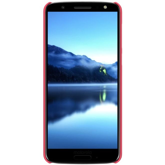 Nillkin - Motorola Moto G6 Hülle - Plastik Case - Super Frosted Shield Series - rot