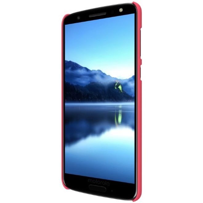 Nillkin - Motorola Moto G6 Hülle - Plastik Case - Super Frosted Shield Series - rot