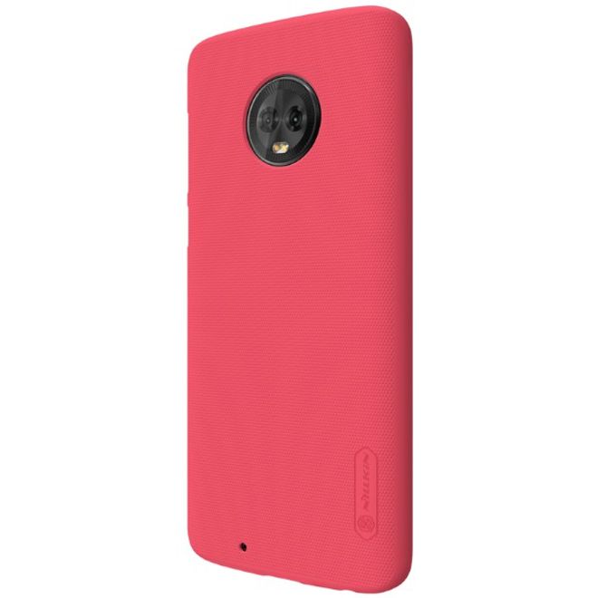 Nillkin - Motorola Moto G6 Hülle - Plastik Case - Super Frosted Shield Series - rot
