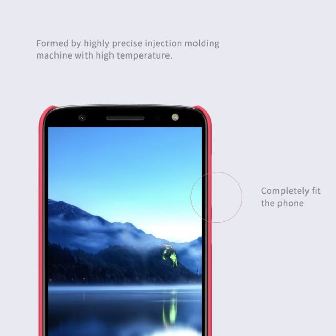 Nillkin - Motorola Moto G6 Hülle - Plastik Case - Super Frosted Shield Series - rot