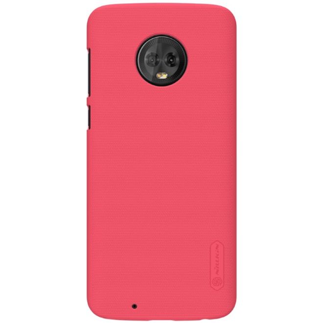 Nillkin - Motorola Moto G6 Hülle - Plastik Case - Super Frosted Shield Series - rot