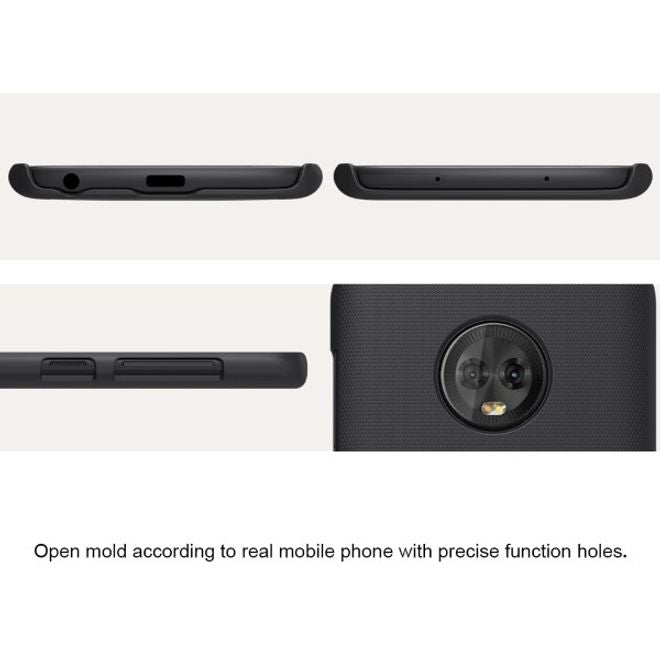 Nillkin - Motorola Moto G6 Hülle - Plastik Case - Super Frosted Shield Series - rot