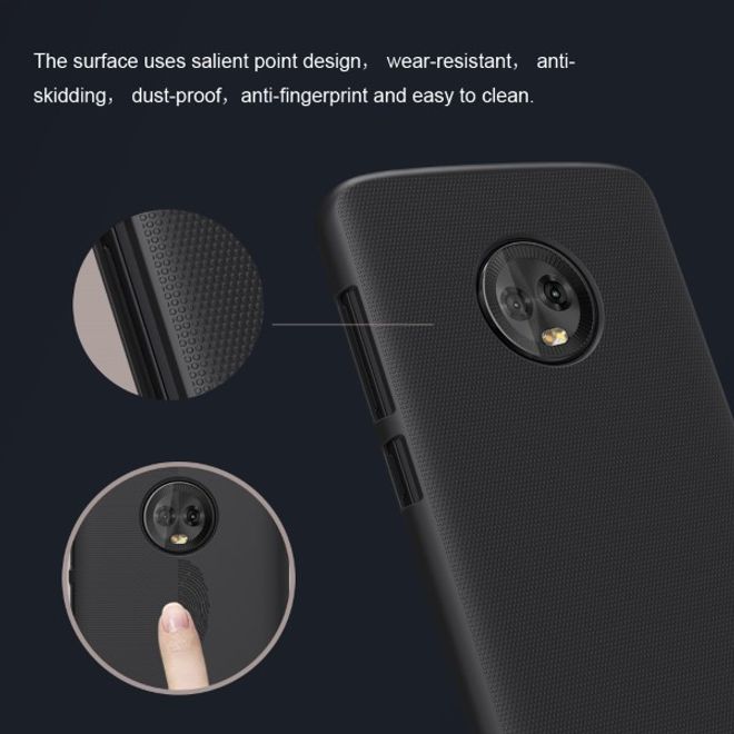 Nillkin - Motorola Moto G6 Hülle - Plastik Case - Super Frosted Shield Series - weiss