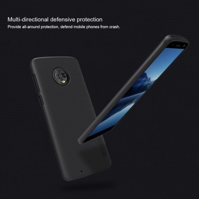 Nillkin - Motorola Moto G6 Hülle - Plastik Case - Super Frosted Shield Series - weiss