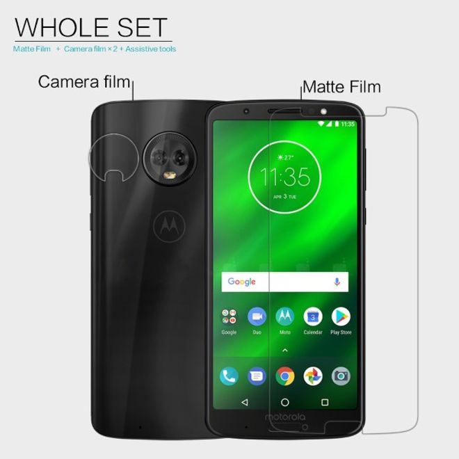 Nillkin - Motorola Moto G6 Plus Display Schutzfolie - Matt Anti-Glare - Matte Whole Set Series