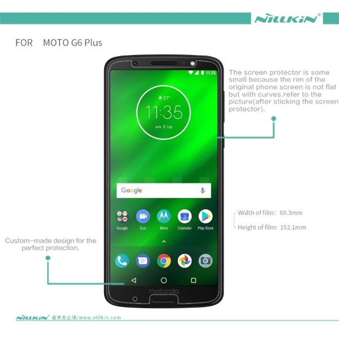 Nillkin - Motorola Moto G6 Plus Display Schutzfolie - Matt Anti-Glare - Matte Whole Set Series
