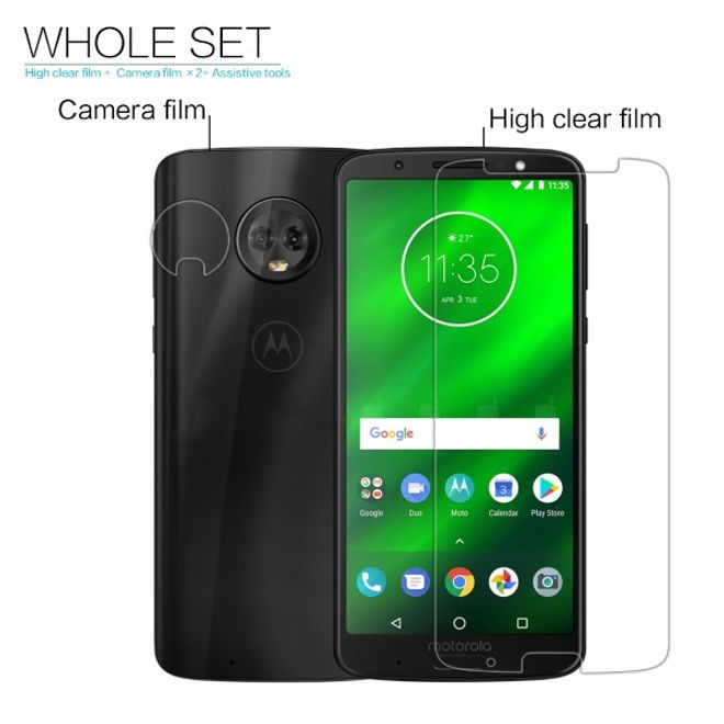 Nillkin - Motorola Moto G6 Plus Schutzfolie - Super Clear Whole Set Series