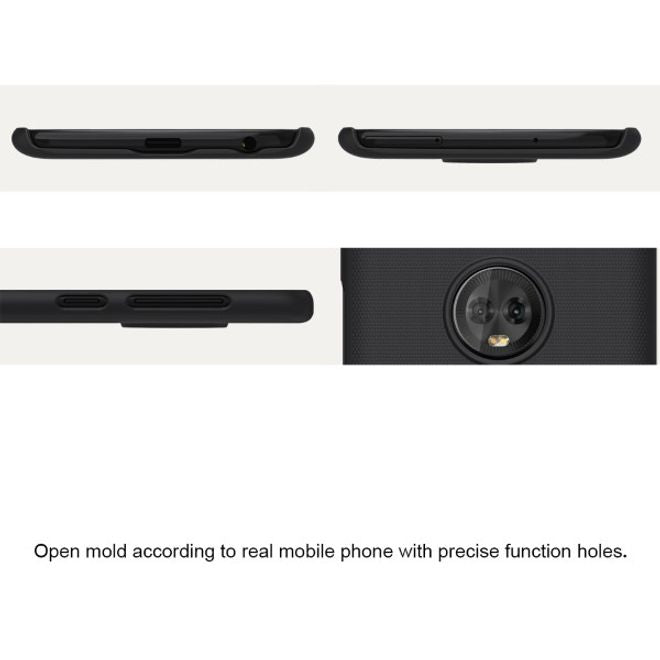 Nillkin - Motorola Moto G6 Plus Hülle - Plastik Case - Super Frosted Shield Series - rot