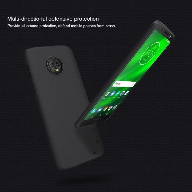 Nillkin - Motorola Moto G6 Plus Hülle - Plastik Case - Super Frosted Shield Series - rot