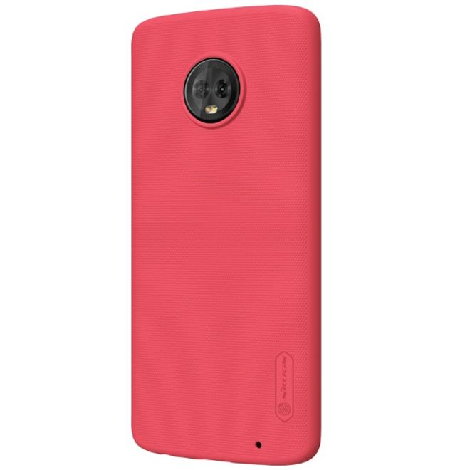 Nillkin - Motorola Moto G6 Plus Hülle - Plastik Case - Super Frosted Shield Series - rot
