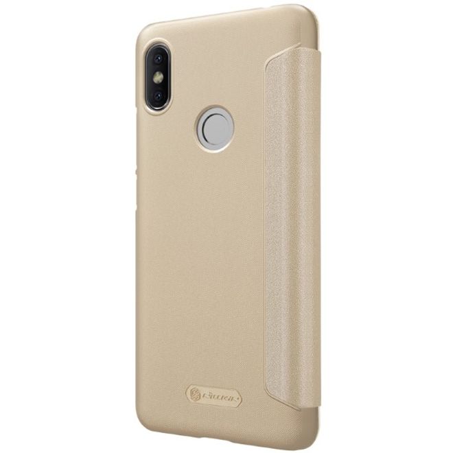 Nillkin - Xiaomi RedMi S2 Case - Leder Hülle - Sparkle Series - gold