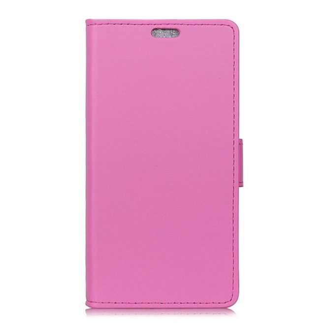 Motorola Moto G6 Play Handy Hülle - Classic III Leder Bookcover Series - rosa