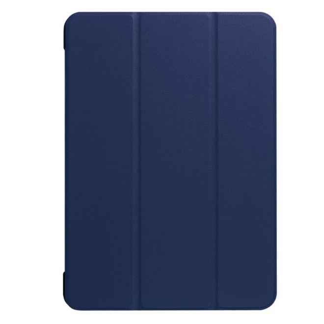 Lenovo Tab 4 10 Dreifach faltbare Leder Flip Hülle - mit Standfunktion - dunkelblau