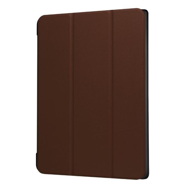 Lenovo Tab 4 10 Tri-fold Leather Flip Case - with Stand Function - Brown