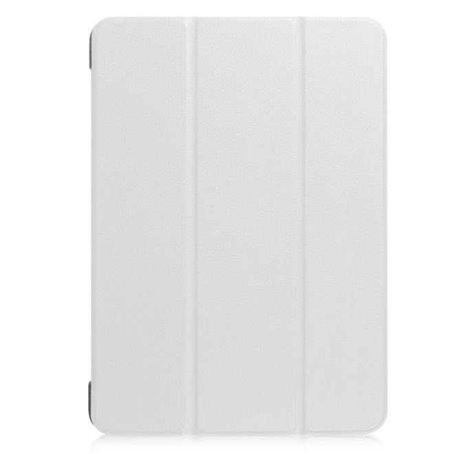 Lenovo Tab 4 10 Plus Dreifach faltbare Leder Flip Hülle - mit Standfunktion - weiss