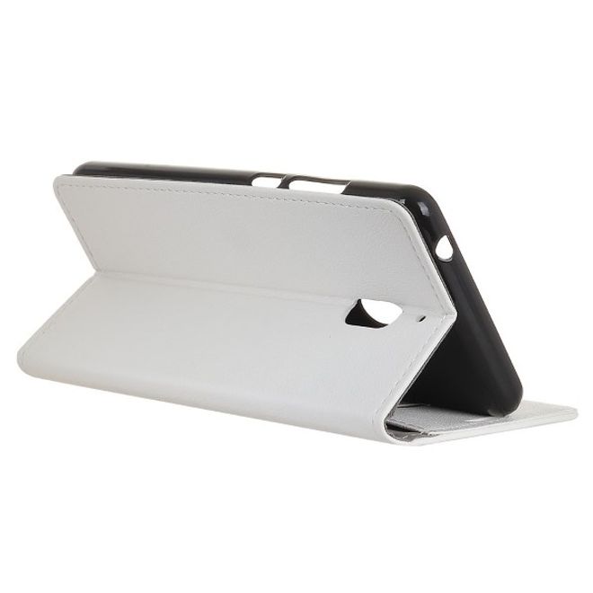 Nokia 2.1 Handy Hülle - Classic III Leder Bookcover Series - weiss