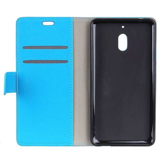 Nokia 2.1 Handy Hülle - Classic III Leder Bookcover Series - blau