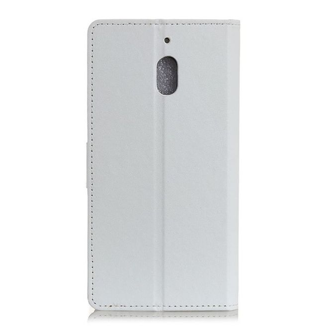 Nokia 2.1 Handy Hülle - Classic II Leder Bookcover Series - weiss
