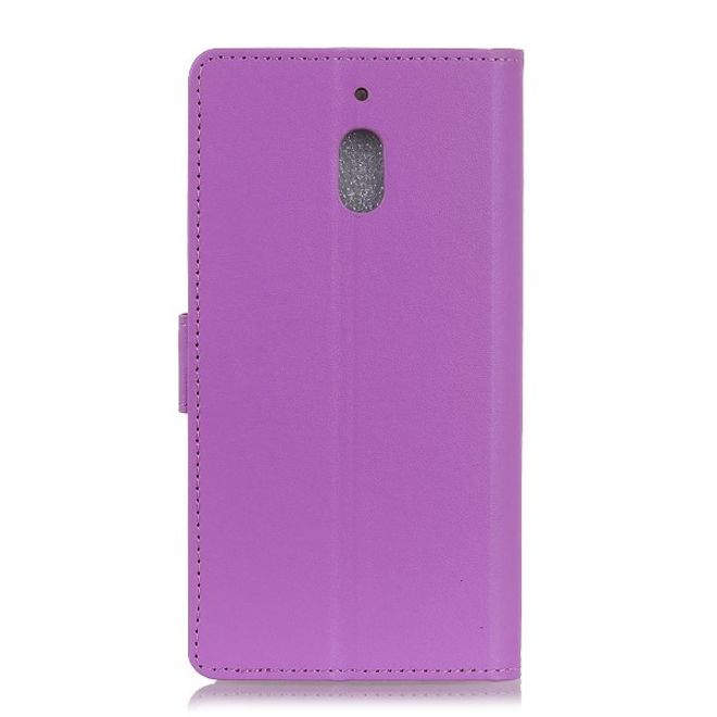Nokia 2.1 Handy Hülle - Classic II Leder Bookcover Series - purpur