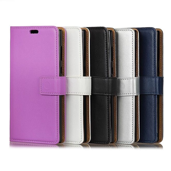 Nokia 2.1 Handy Hülle - Classic II Leder Bookcover Series - purpur