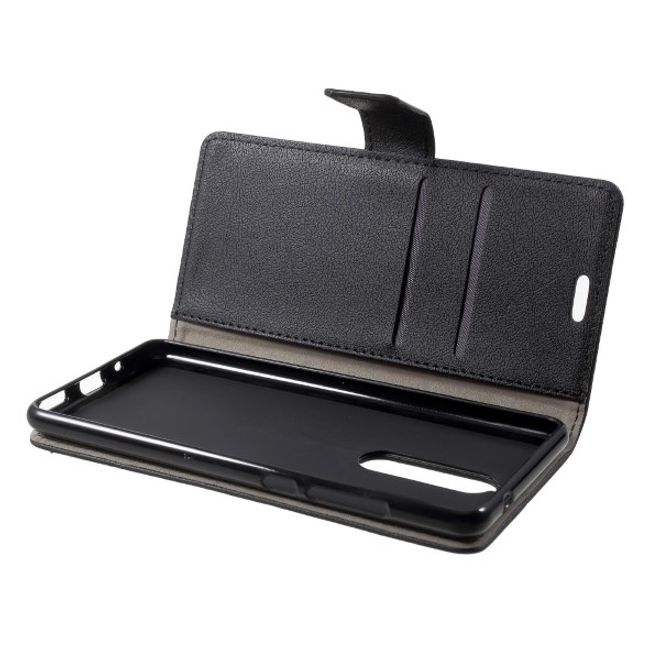 Nokia 5.1 Handy Hülle - Classic III Leder Bookcover Series - schwarz